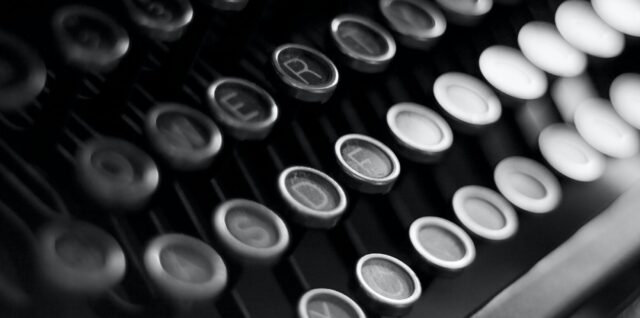 typewriter keys